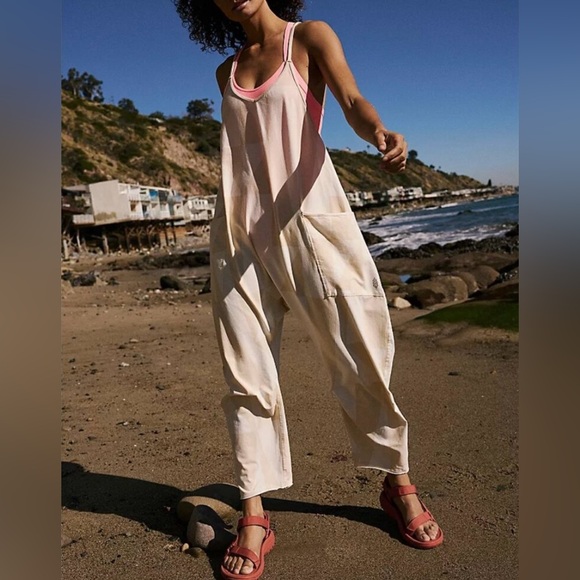 Free People X FP Movement Hot Shot Printed Onesie in Bamboo Incline Combo NWT - Picture 3 of 9